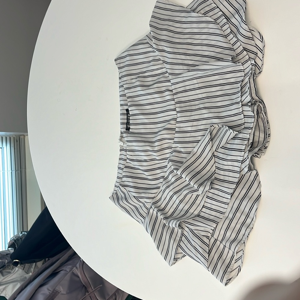 rehab black and white skort